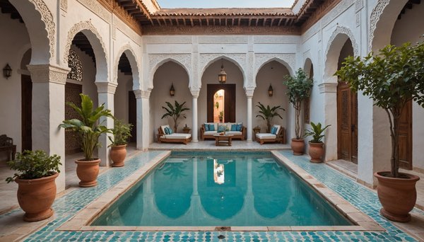 Sélection des riads à marrakech : confort authentique avec piscine